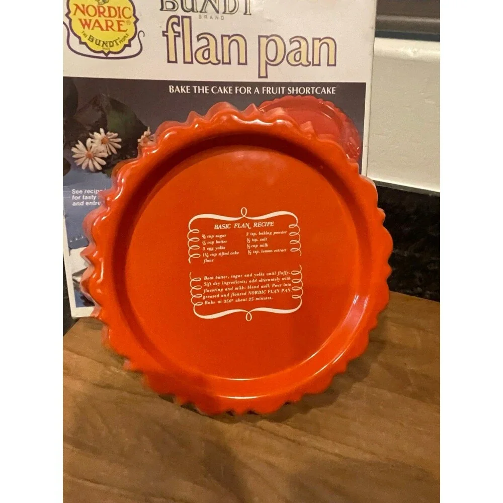 Vintage Nordic Ware Bundt Flan Pan Non-Stick